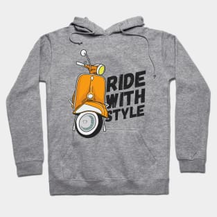 Ride with style motorbike Hoodie